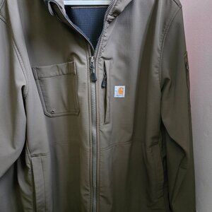 Carhartt Mens Rain Defender medium weight jacket XXL-Like New